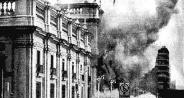Bombardeo al Palacio de La Moneda.