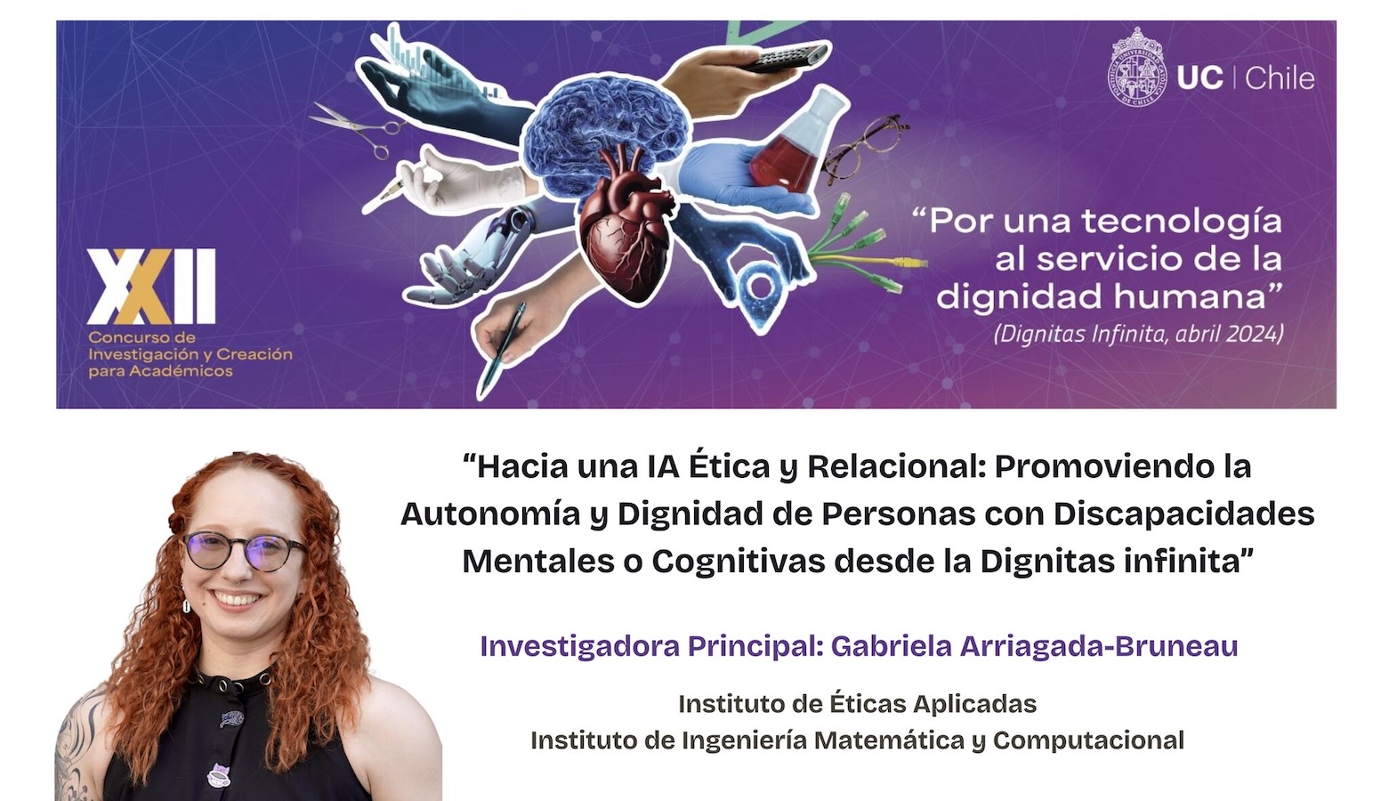 Profesora del IEA UC ganó en Concurso de Investigación y Creación para Académicos